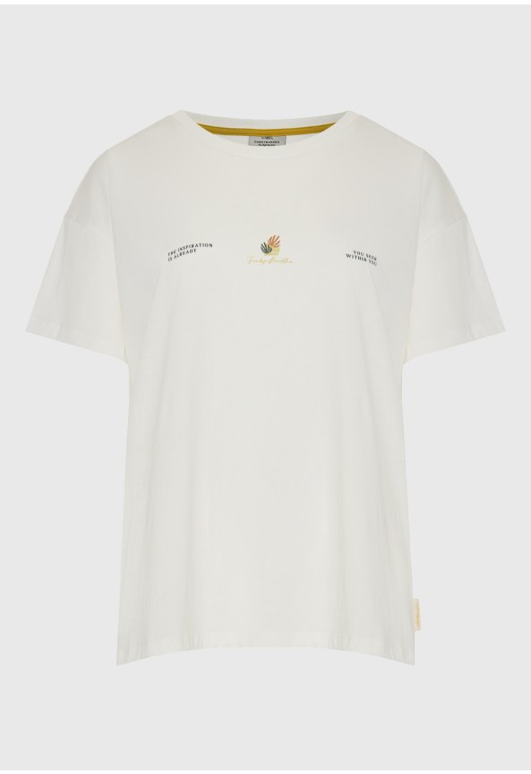 Loose fit t-shirt με τύπωμα στην πλάτη