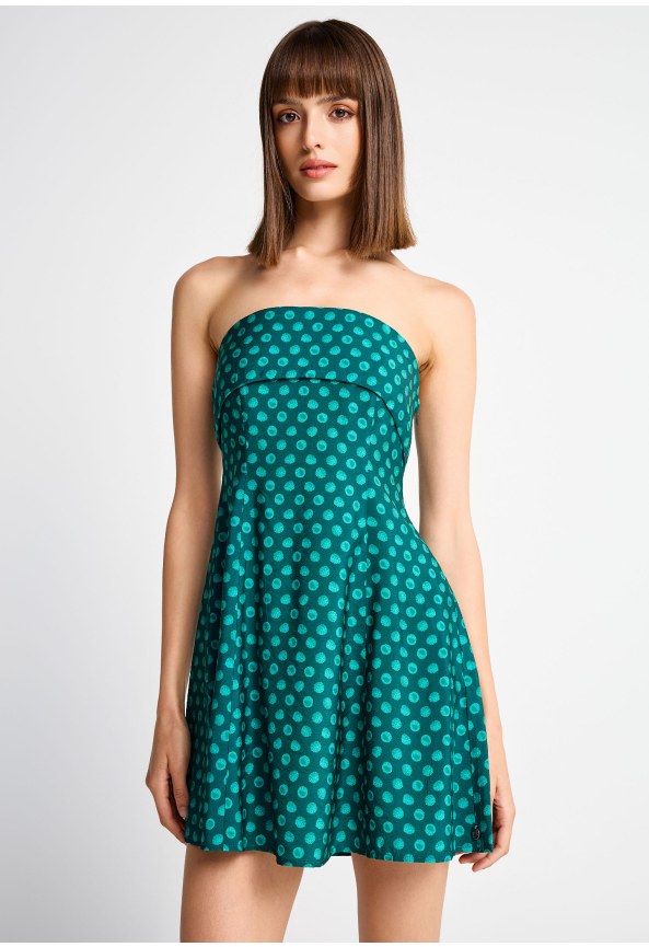 Women's strapless mini dress