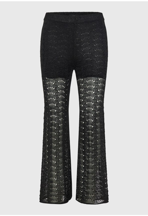 Γυναικείο πλεκτό παντελόνι με ζακάρ pattern
