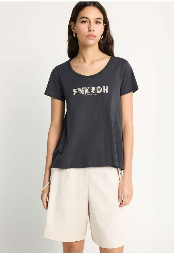 T-shirt από οργανικό βαμβάκι και τύπωμα