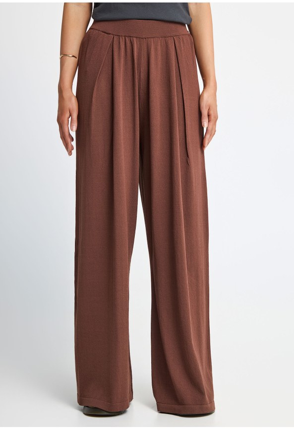 Γυναικεία wide leg παντελόνα