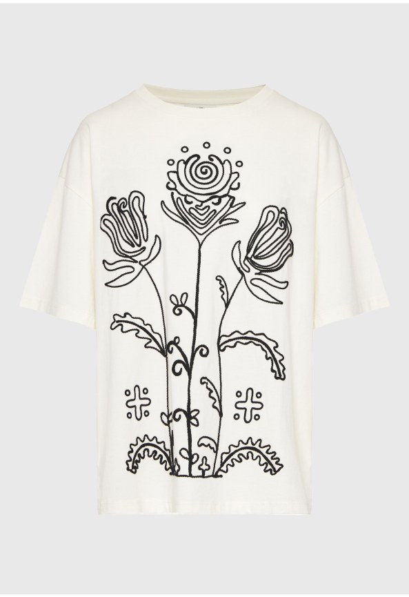 Γυναικείο loose t-shirt με τύπωμα