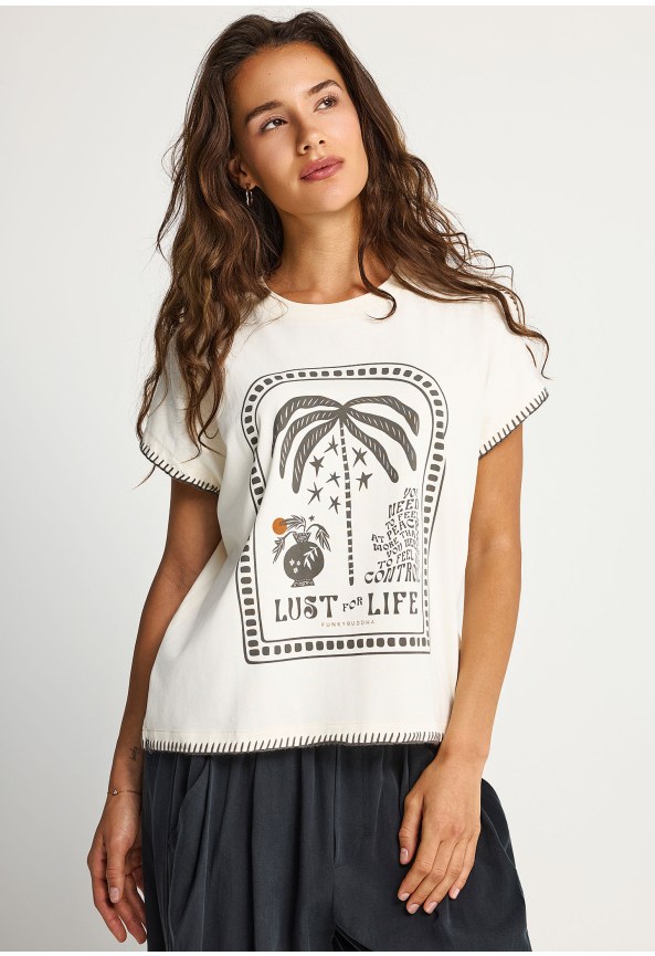 Women's relaxed t-shirt with print