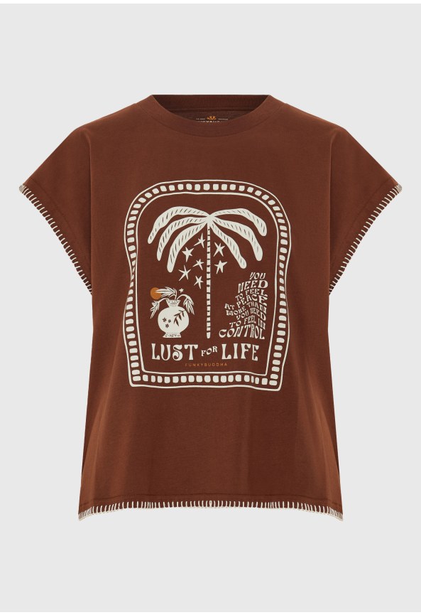 Women's relaxed t-shirt with print