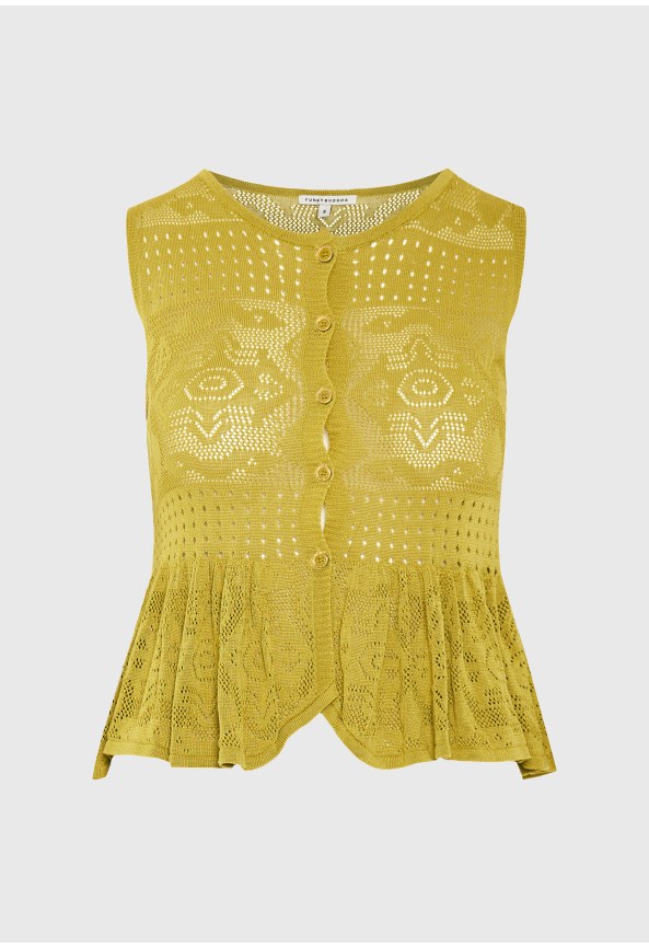 Αμάνικο crochet τοπ