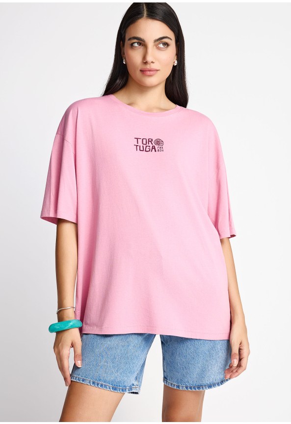Γυναικείο t-shirt με τύπωμα στην πλάτη