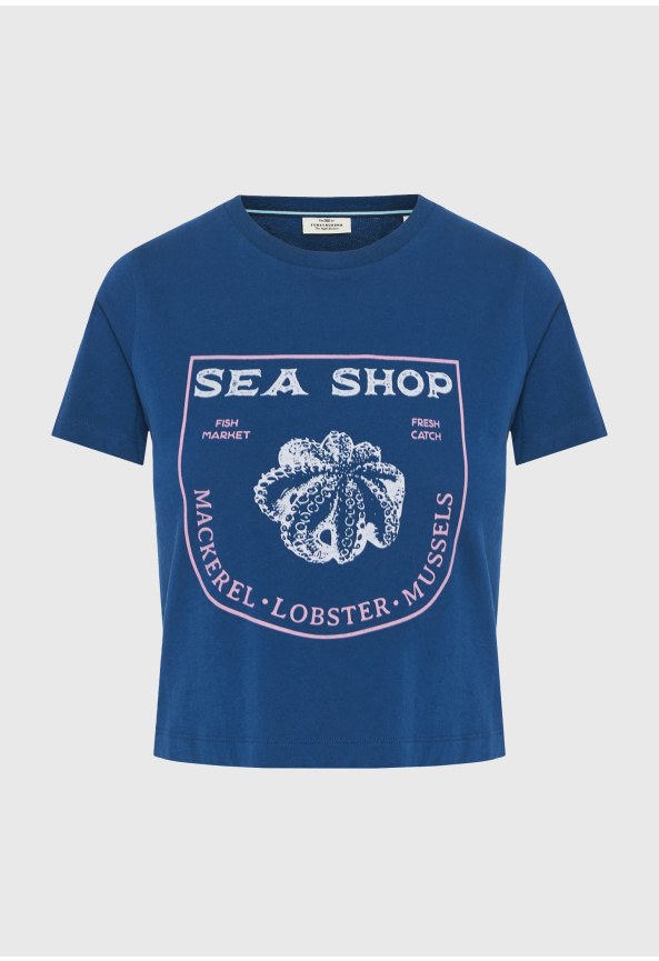 Γυναικείο βαμβακερό t-shirt με τύπωμα