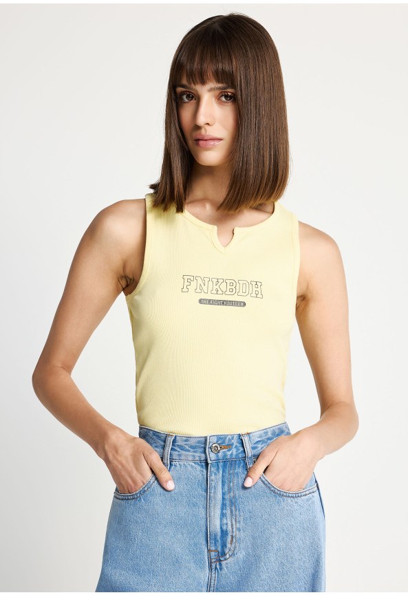 Women's tank top with print