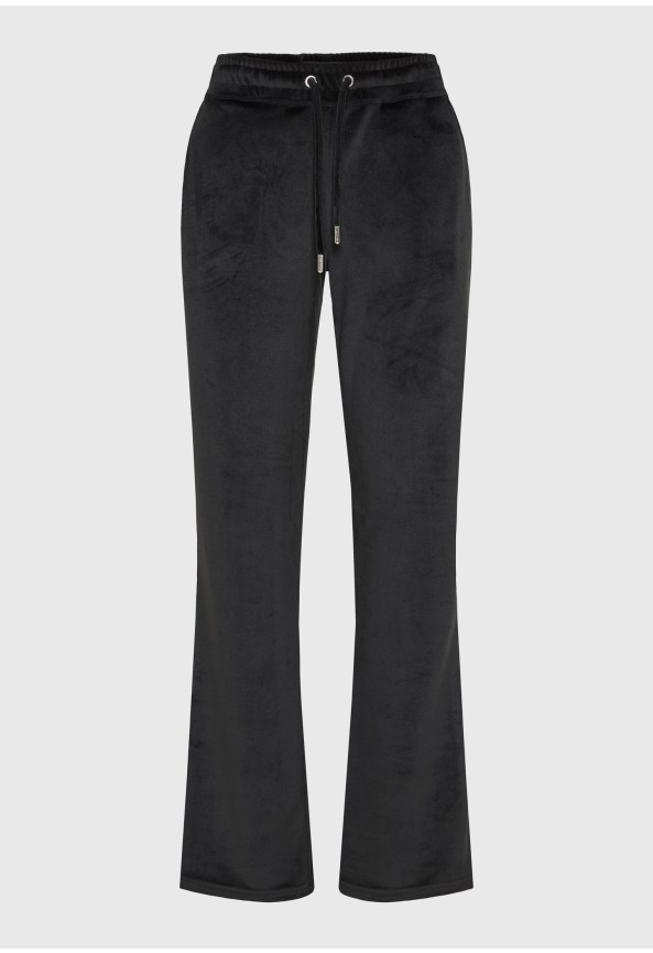 Γυναικείο βελουτέ flare fit παντελόνι φόρμας
