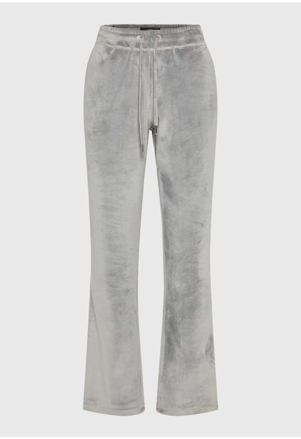 Γυναικείο βελουτέ flare fit παντελόνι φόρμας