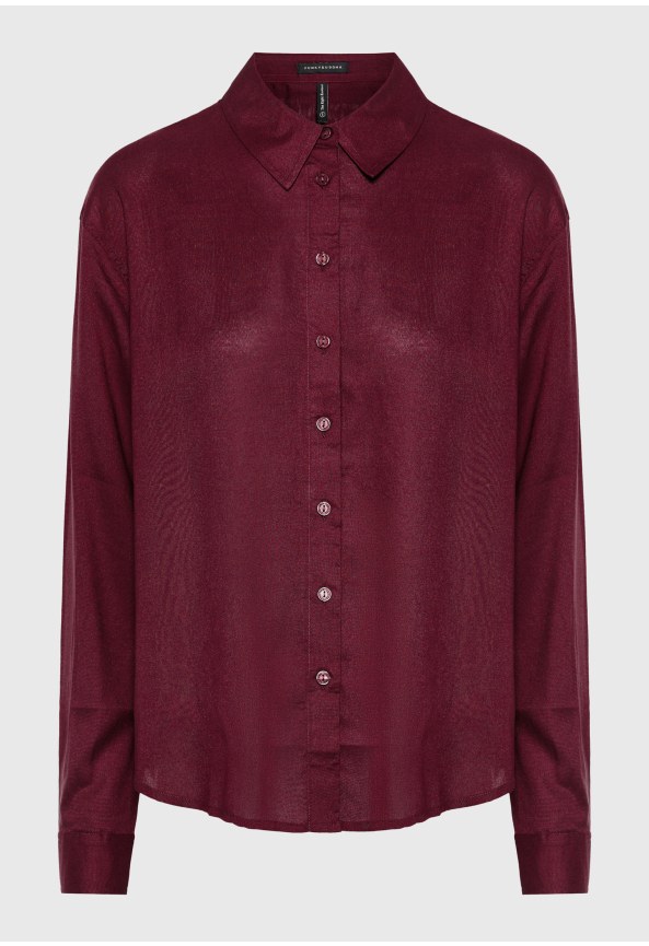 Women's long-sleeved basic shirt