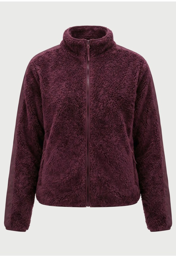 Γυναικεία fleece ζακέτα relaxed fit