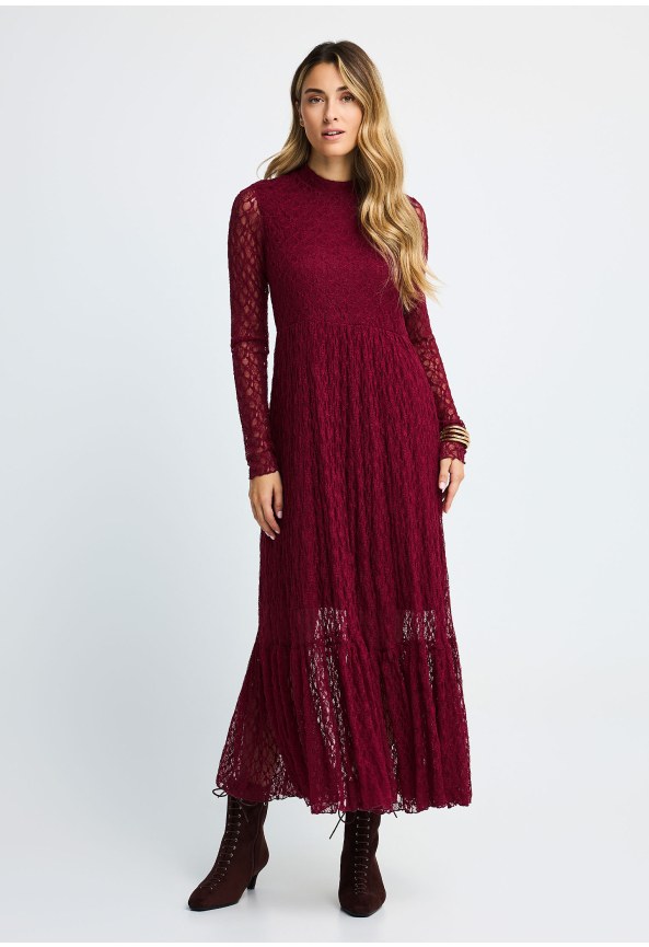 Women's lace maxi dress