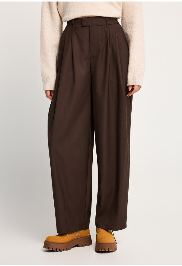 Γυναικείο tailored wide-leg παντελόνι
