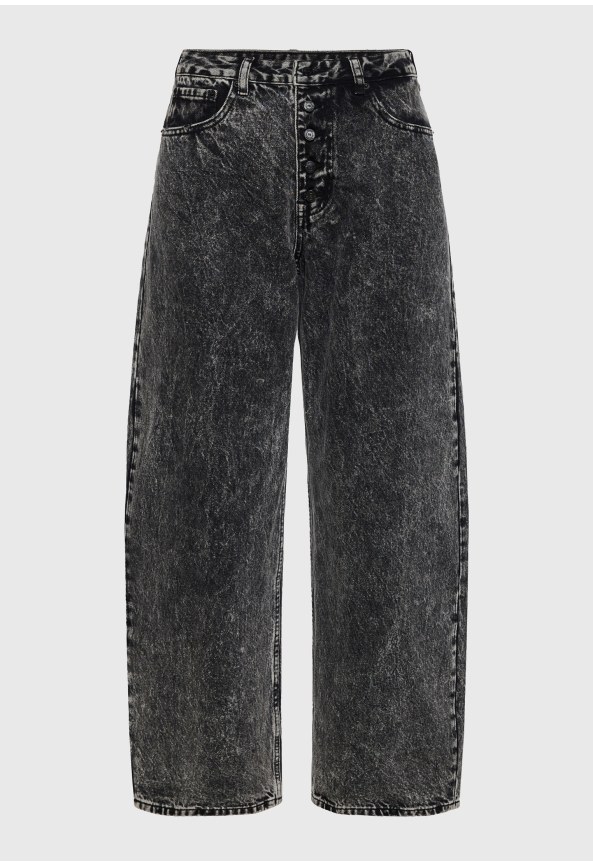 Ψηλόμεσο jean παντελόνι balloon fit