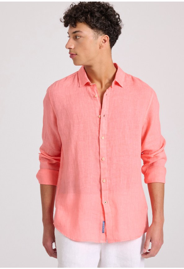 Garment dyed λινό πουκάμισο - The essentials