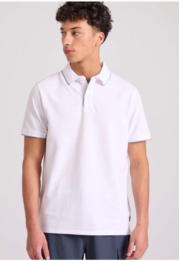 Polo shirt with stripes