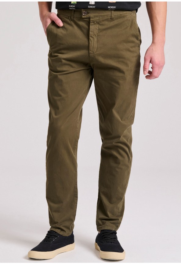 Tapered fit chino παντελόνι
