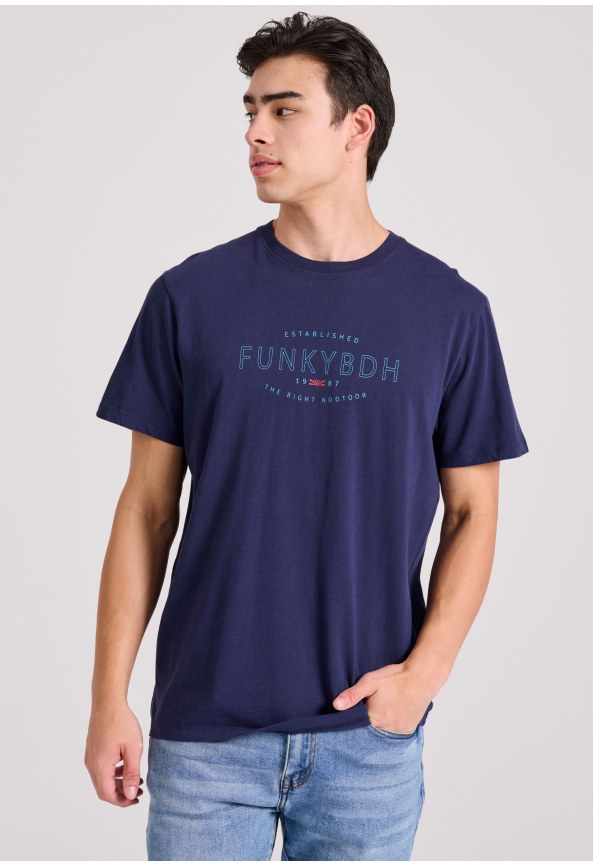 T-shirt με Funky Buddha τύπωμα
