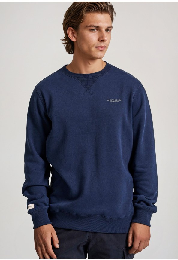 Ανδρικό φούτερ με τυπωμένο logo - The essentials