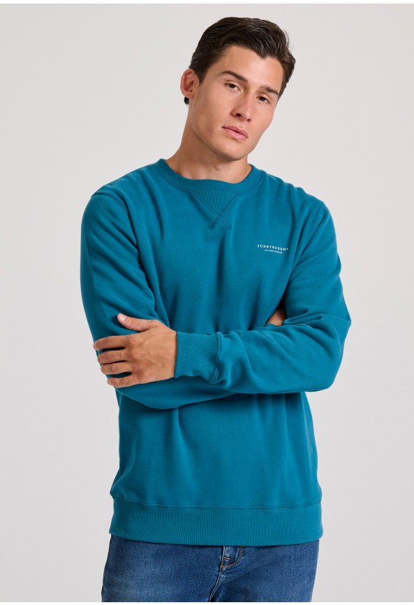 Ανδρικό φούτερ με τυπωμένο logo - The essentials