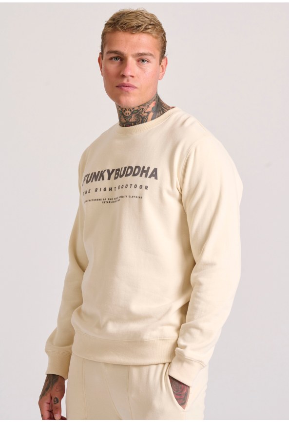 Relaxed fit φούτερ με Funky Buddha τύπωμα