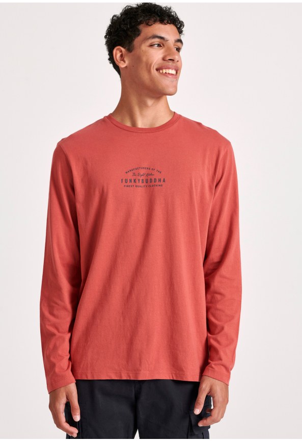 T-shirt με Funky Buddha τύπωμα στο στήθος