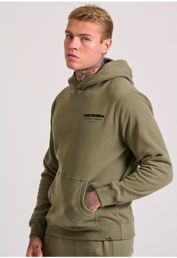 Relaxed fit φούτερ με τύπωμα στην πλάτη