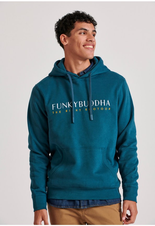 Φούτερ με Funky Buddha κέντημα στο στήθος