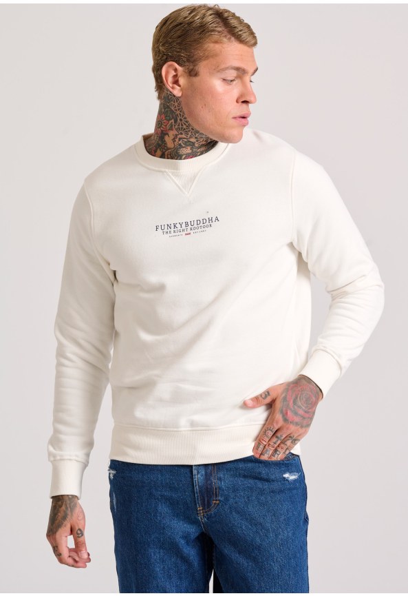 Ανδρικό φούτερ με τυπωμένο λογότυπο