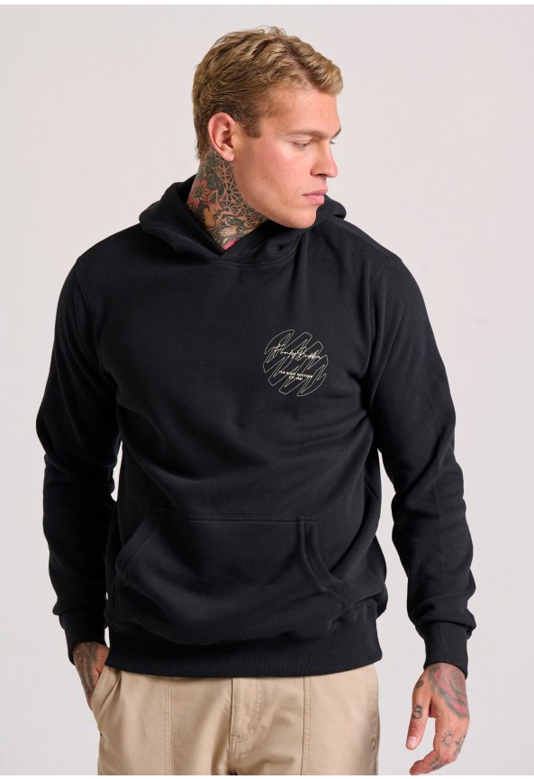 Relaxed fit φούτερ με γραφικό τύπωμα στην πλάτη