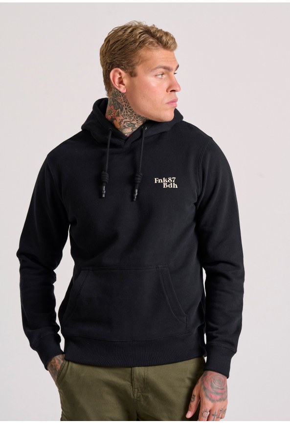 Relaxed fit φούτερ με γραφικό τύπωμα στην πλάτη