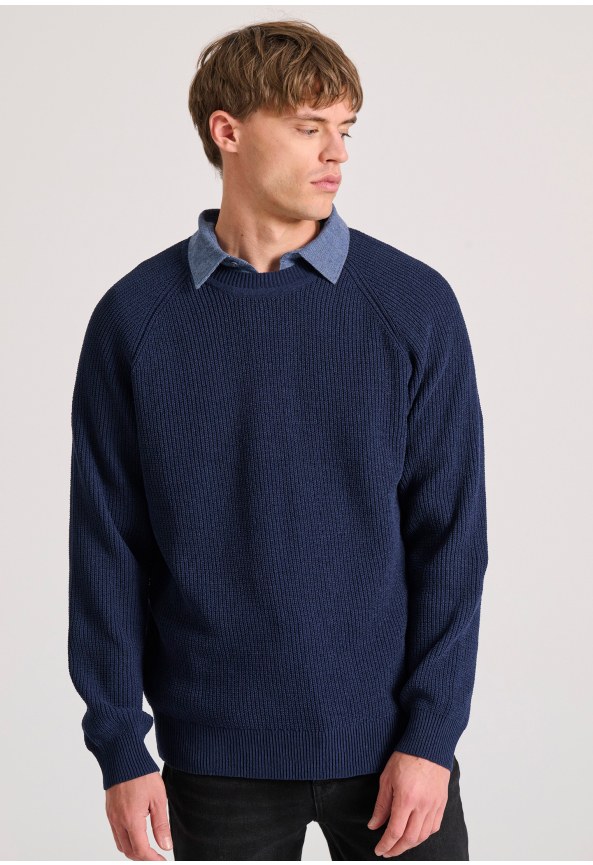 Ανδρική relaxed fit chenille μπλούζα