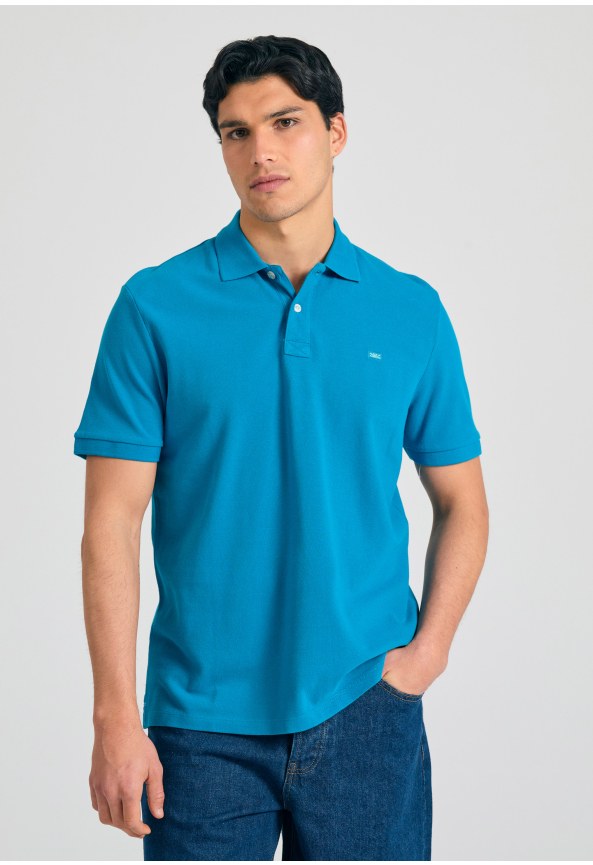 Polo μπλούζα με κεντημένο logo - The essentials