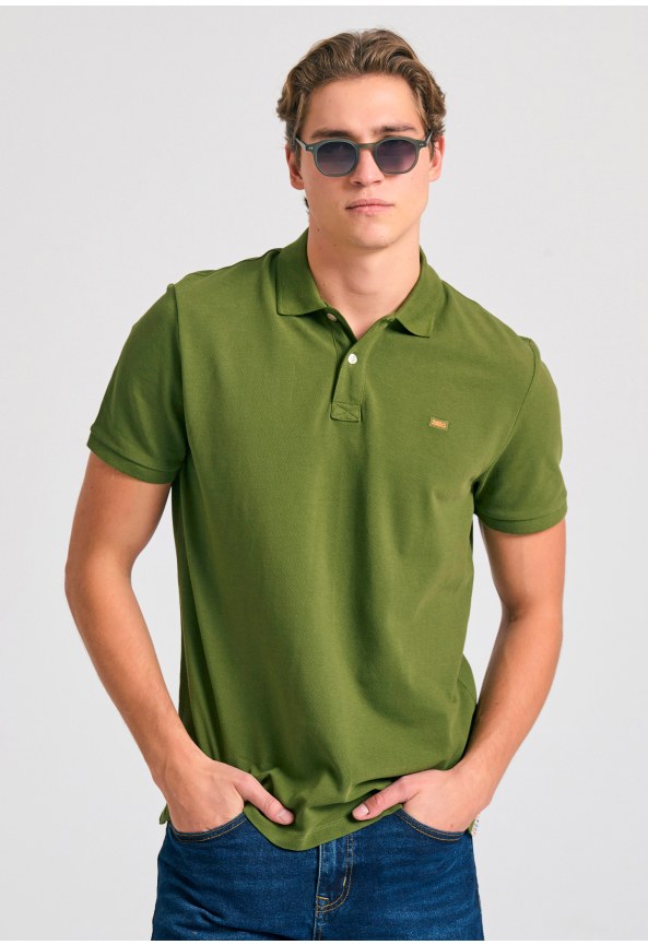 Polo μπλούζα με κεντημένο logo - The essentials