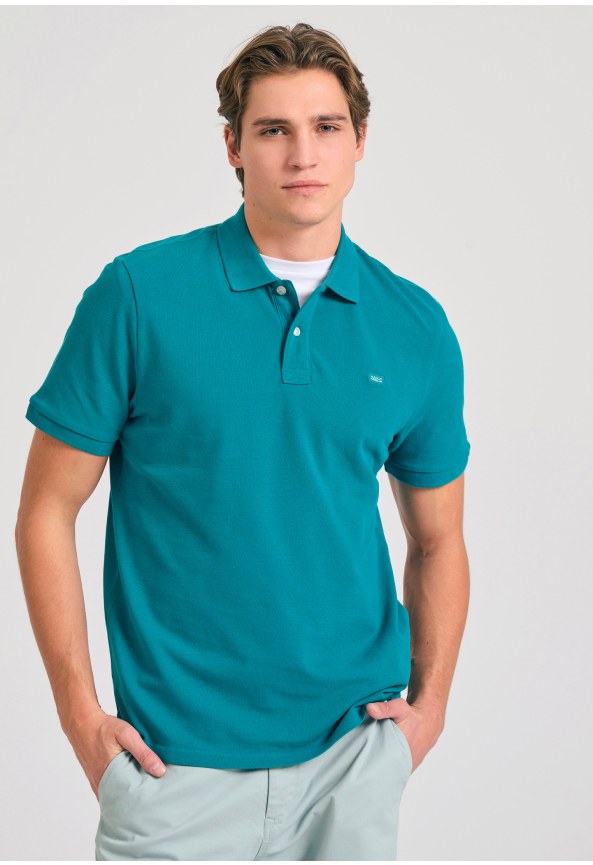 Polo μπλούζα με κεντημένο logo - The essentials