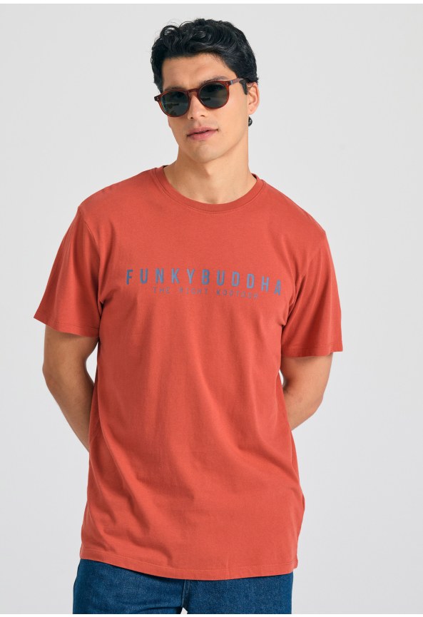 T-shirt με Funky Buddha τύπωμα - The essentials