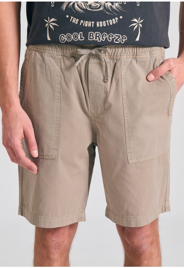 Garment dyed chino βερμούδα