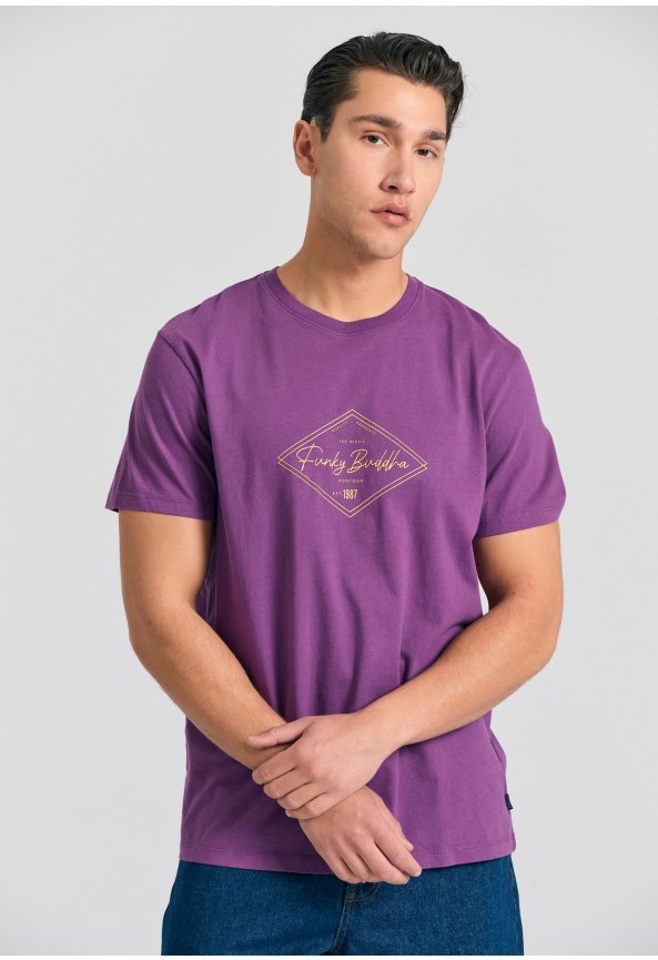 T-shirt με Funky Buddha τύπωμα
