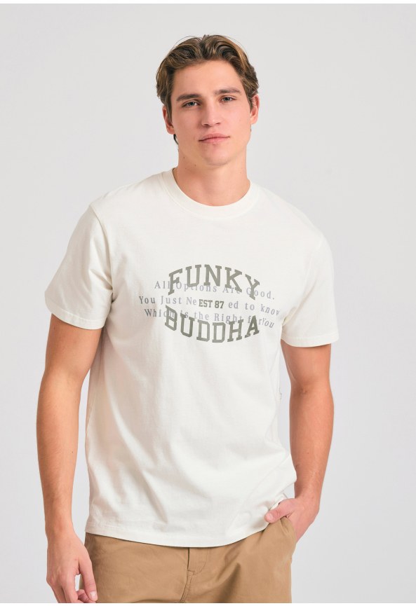 T-shirt με graphic τύπωμα