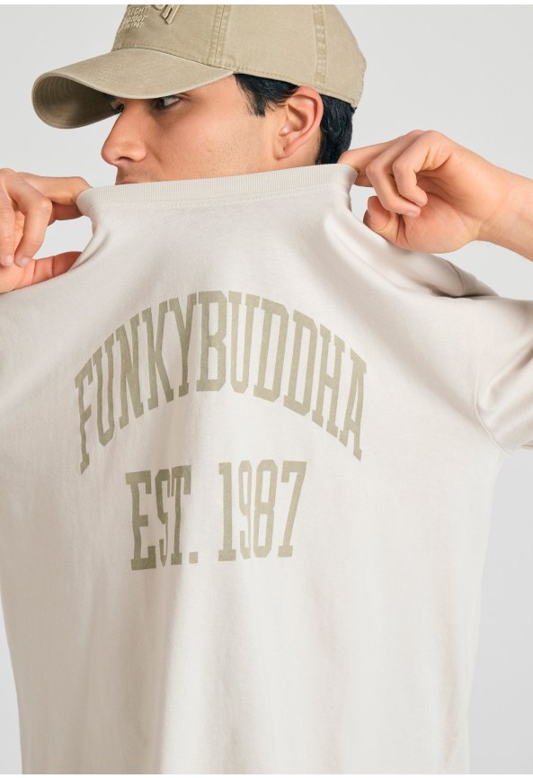 Relaxed fit t-shirt με branded τύπωμα