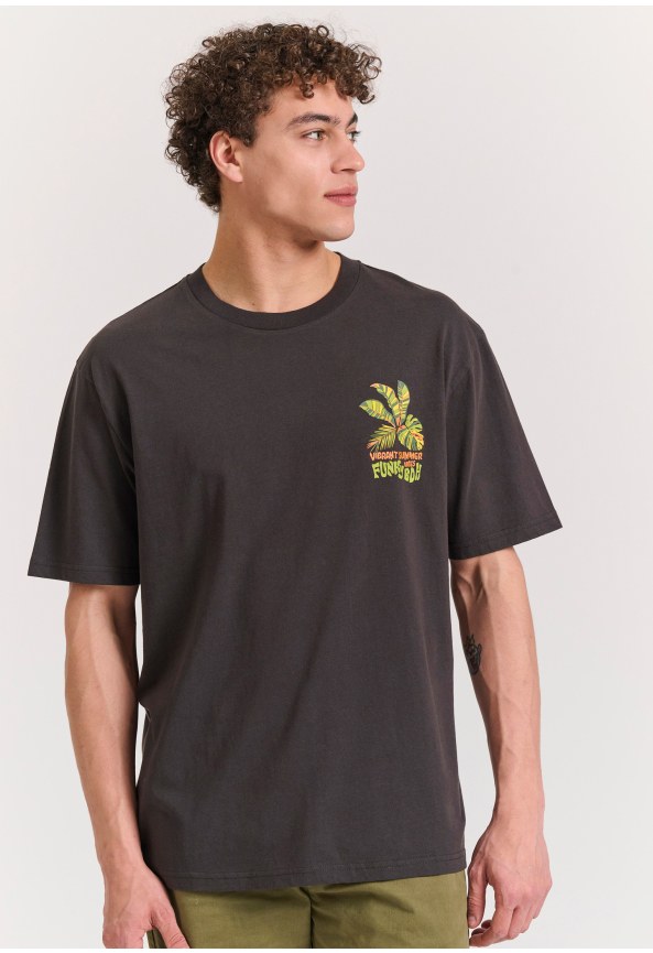 Relaxed fit t-shirt with summer vibe print