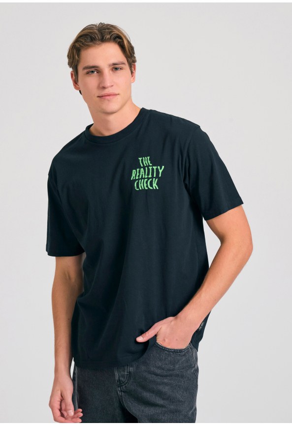 Relaxed fit t-shirt με graphic print στην πλάτη