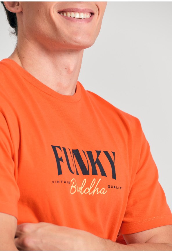 T-shirt με branded τύπωμα στο στήθος