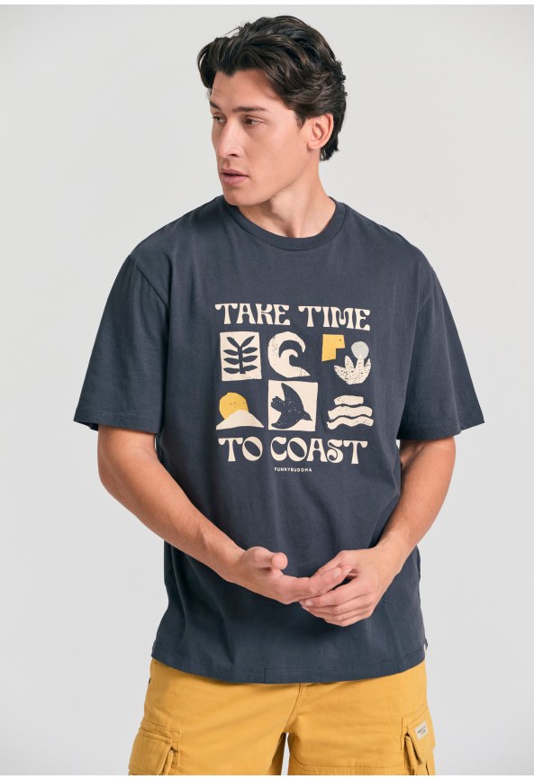 Relaxed fit t-shirt με graphic τύπωμα