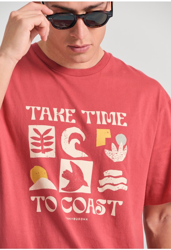 Relaxed fit t-shirt με graphic τύπωμα