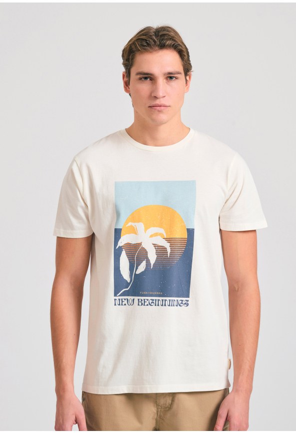 T-shirt με photographic τύπωμα στο στήθος