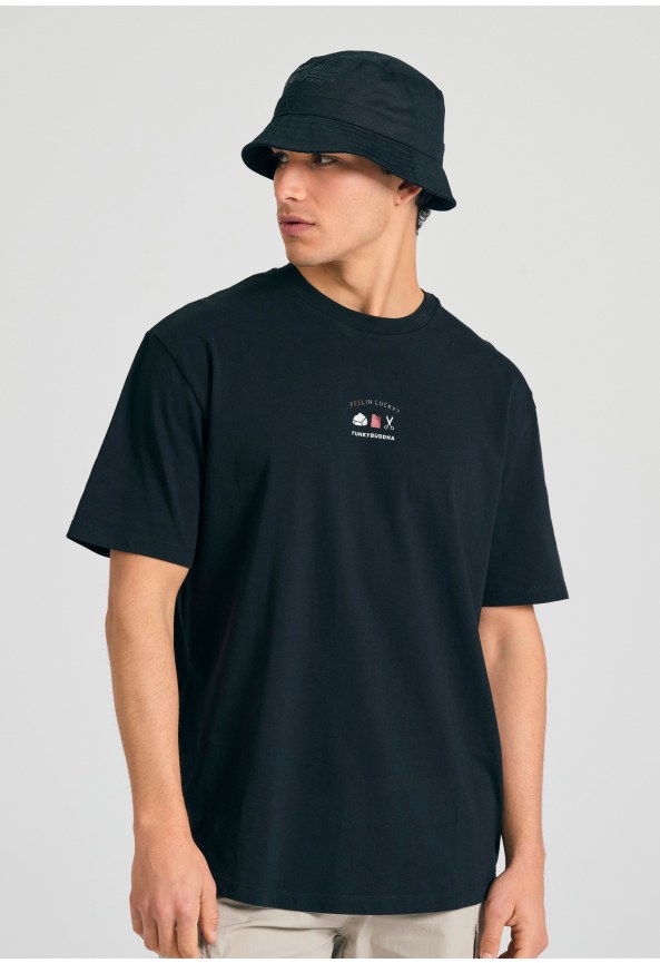 T-shirt με text artwork τύπωμα στην πλάτη