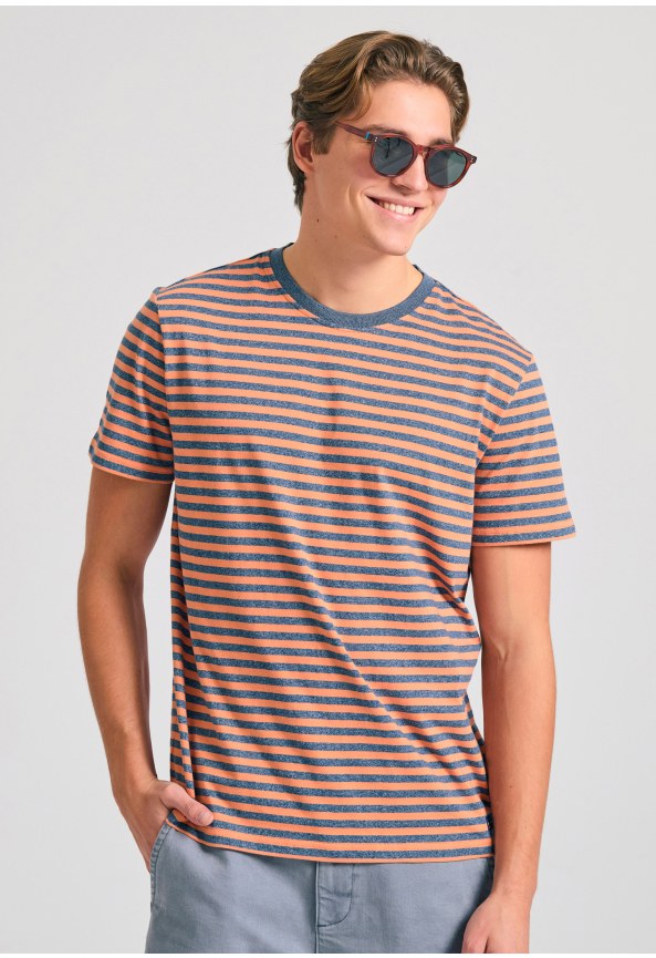 Yarn dyed t-shirt με ρίγες