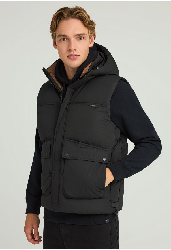Men's vest quilted jacket
